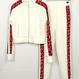 white tracksuit set